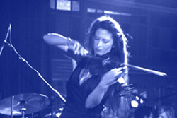 Sylvia Oelkrug im Palazzo Colombino