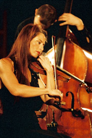 Sylvia Oelkrug, Violine und Hendrik Gosmann, Kontrabass