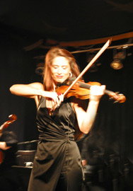 Sylvia Oelkrug an der Geige