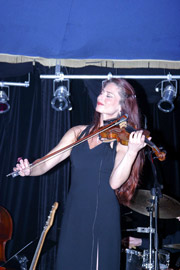Sylvia Oelkrug an der Geige